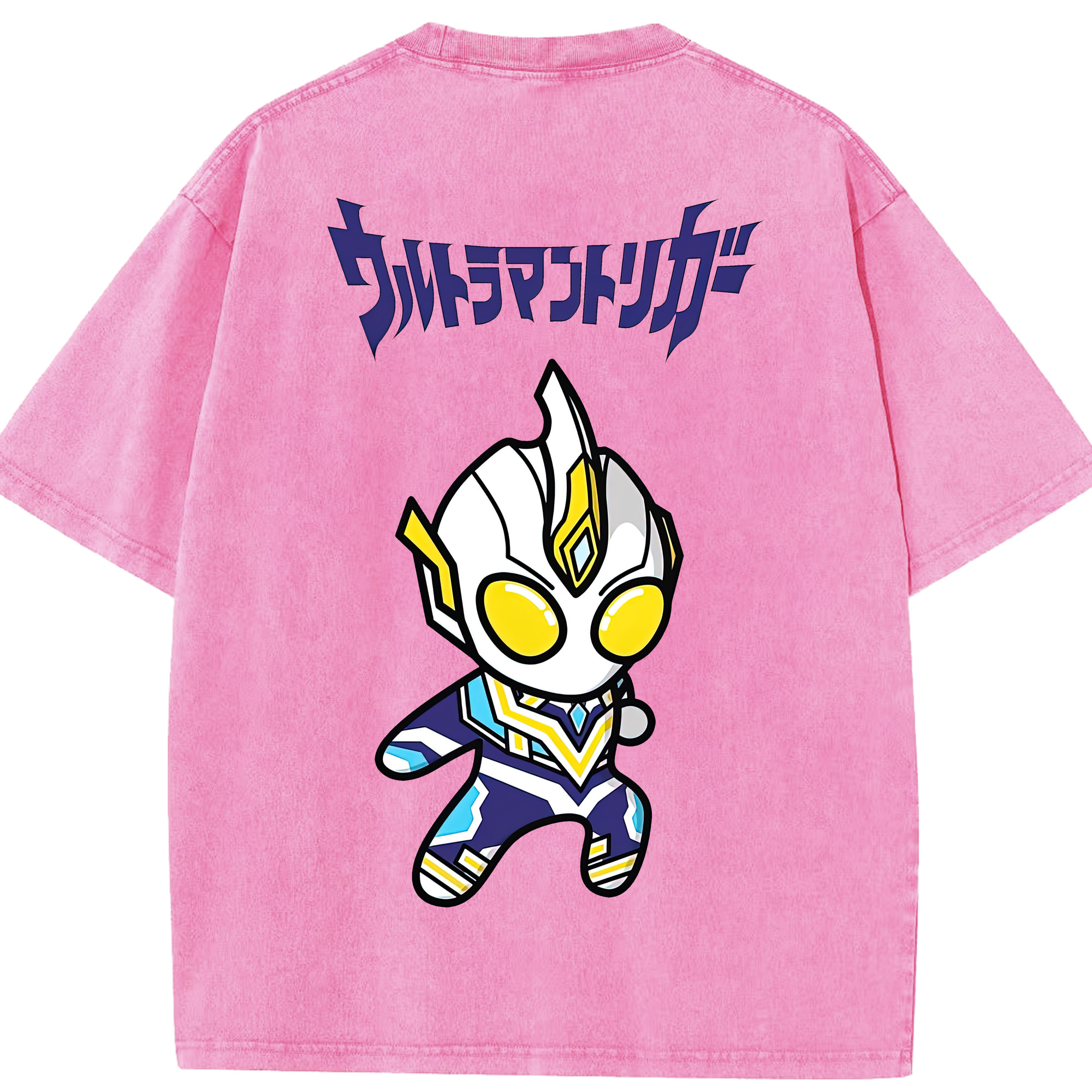 （画像用） ウルトラマン Ultraman 綿100% ヴィンテージ風 半袖Tシャツ（背面プリント）